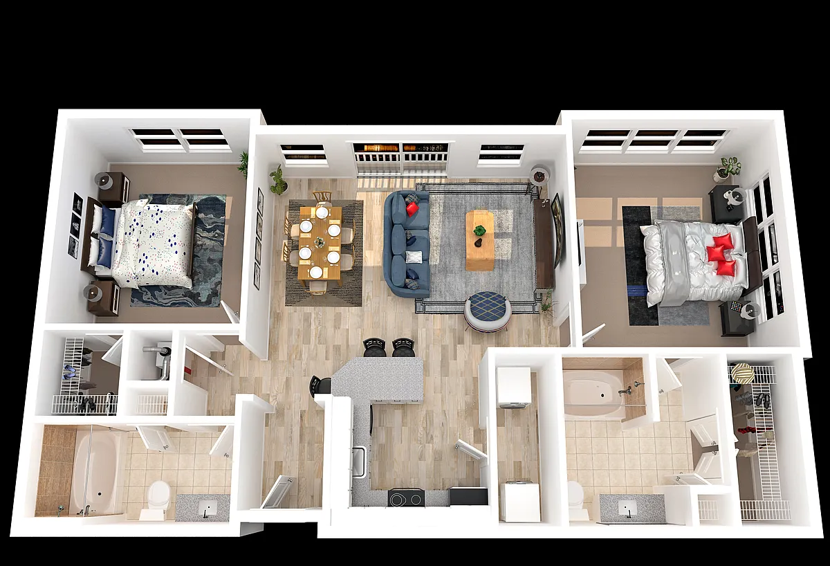 Floor plan B1