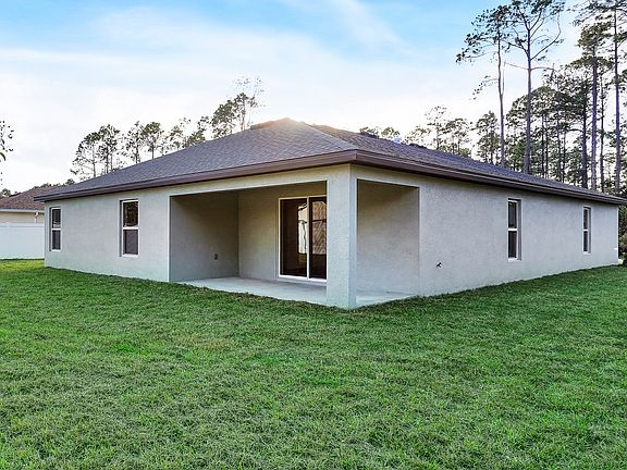 The Estero also has a back porch that is covered