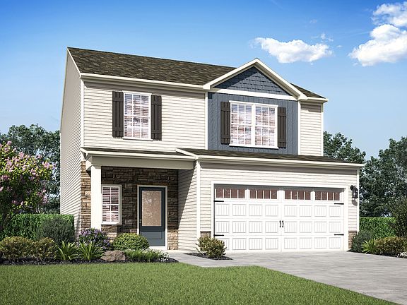 Beautiful home with stone accent