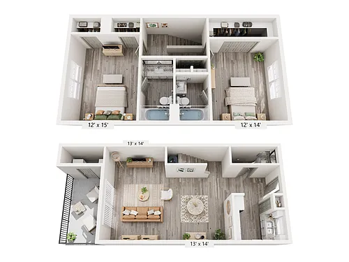 Floor plan 2B
