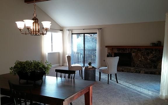 Open Living Room and Dining Room