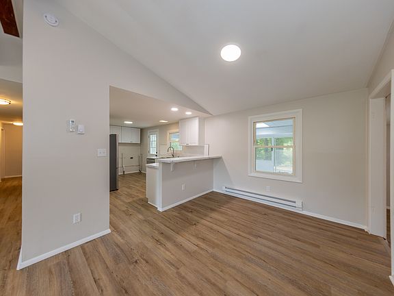 Open concept kitchen and living room