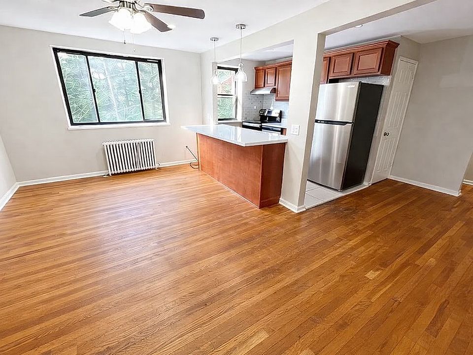 Hardwood Living Room + Kitchen