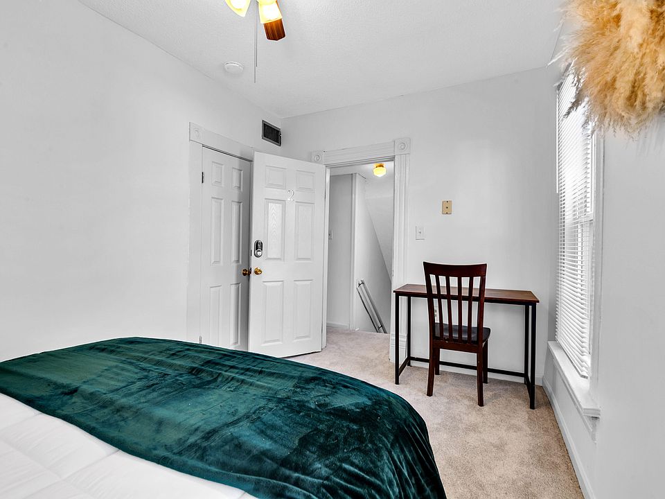 Workspace and closet space