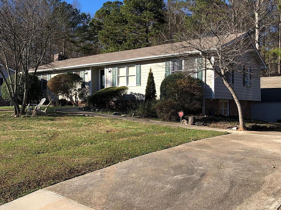 View from the street - double wide driveway.