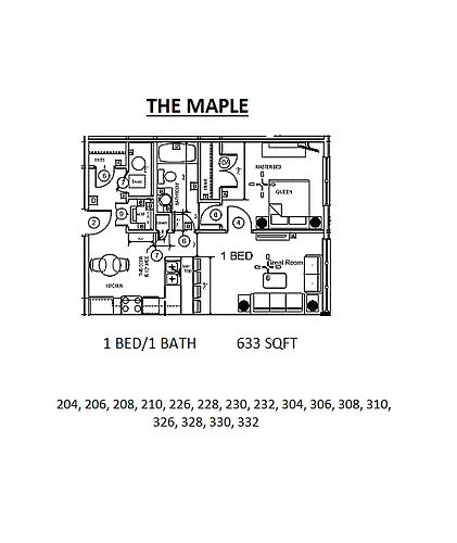 Floor plan The Maple