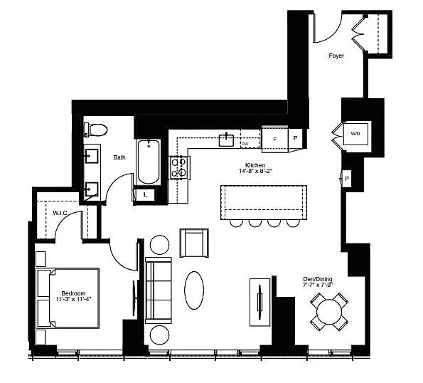 Floor plan A+D-1