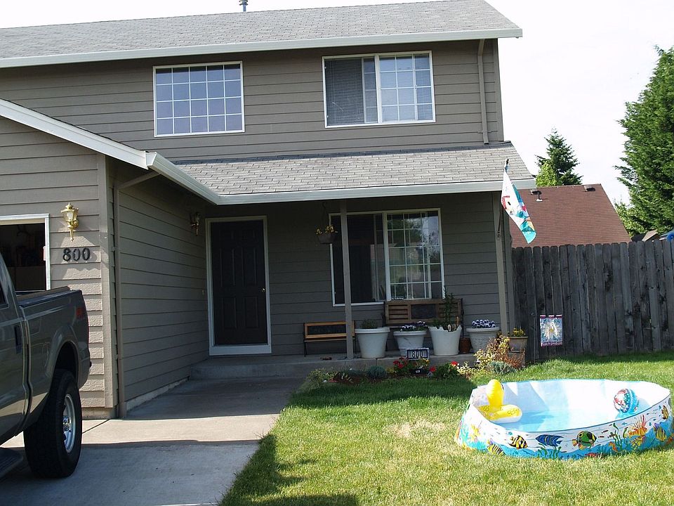 Front right of house
