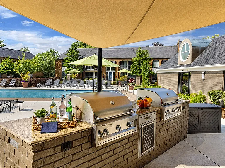 Outdoor grills and chef's kitchen