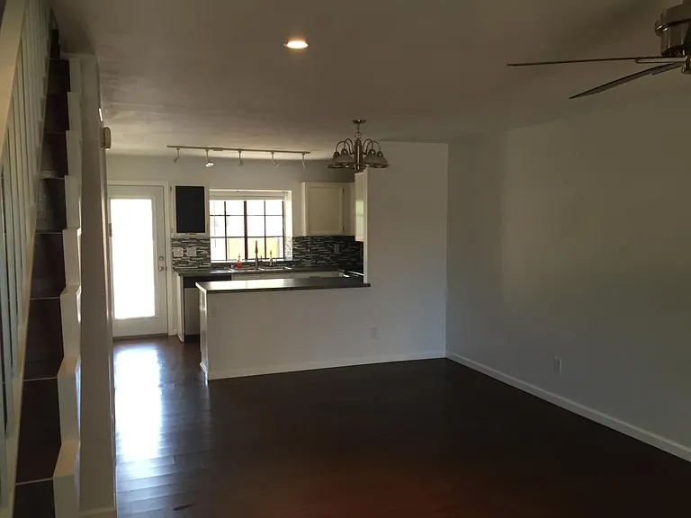 Looking at the kitchen from the Living Room