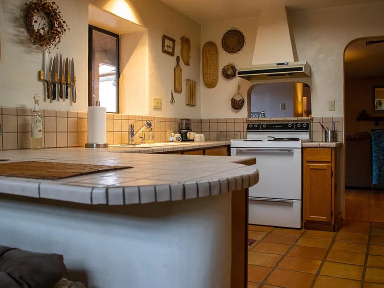 Alternate view of the kitchen.