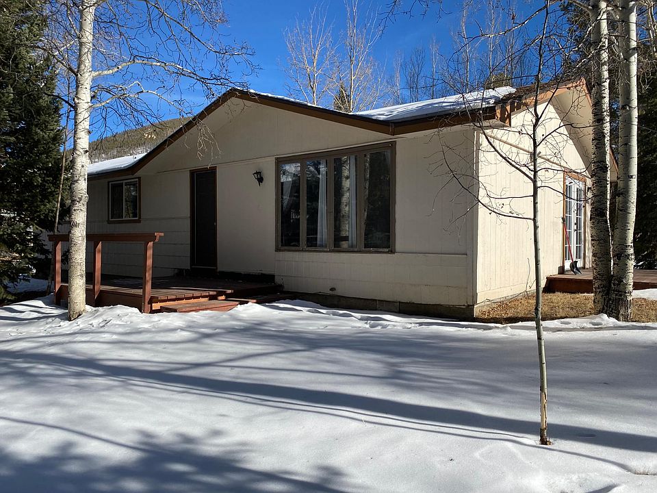West facing deck and door.