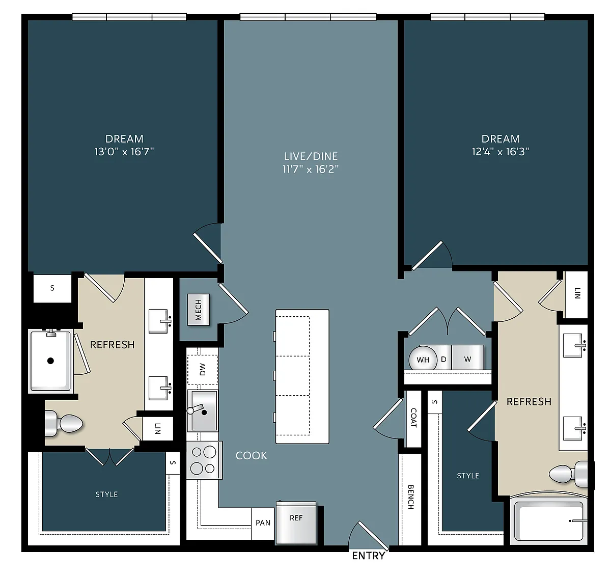 Floor plan B12