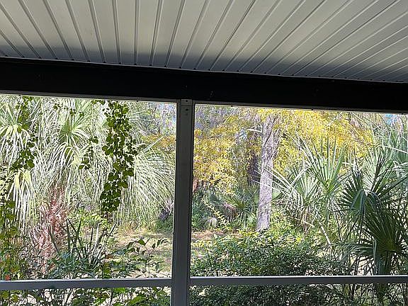 Screen patio facing BYard