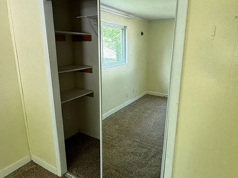 Closet in bedroom