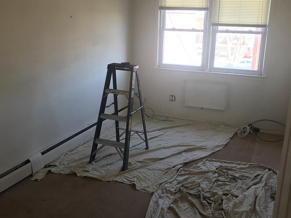 Bedroom being painted