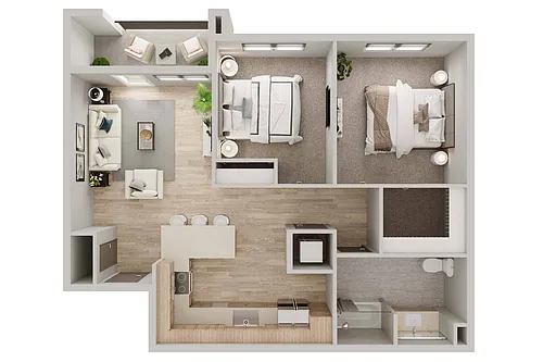 Floor plan B1