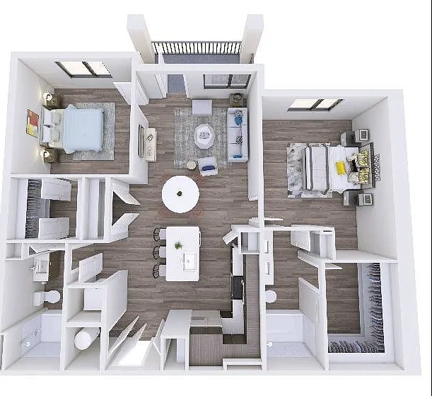 2 Bedroom, 2 Bathroom 2 Bedroom, 2 Bathroom