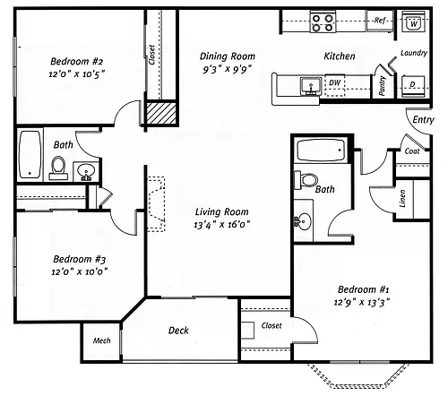 Floor plan C1