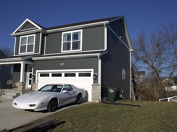 Blue Hardie Plank siding