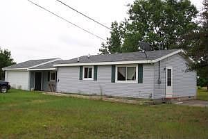 Home w/attached garage.