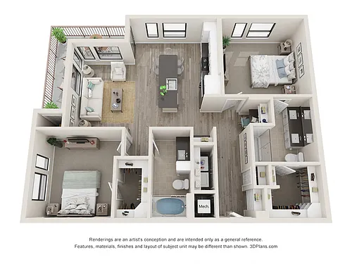 Floor plan B2
