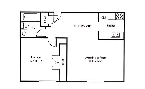 Floor plan 1C