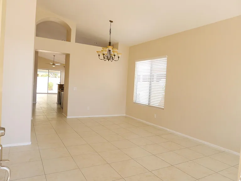 Formal living & dining connecting to kitchen