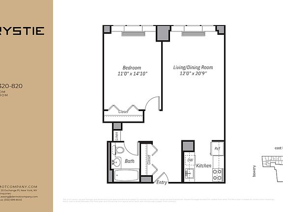 2nd image of 229 Chrystie St #620-A