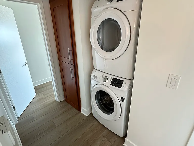 Washer/Dryer and Hall Storage