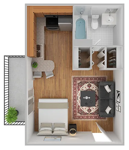 Floor plan The Hampton
