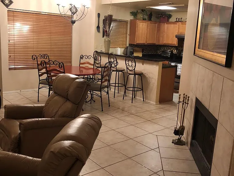 Open concept living, dining room and kitchen