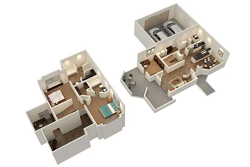 Floor plan Pyramid Townhome