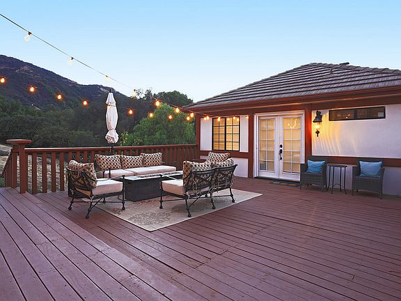 Front Deck and Guest House