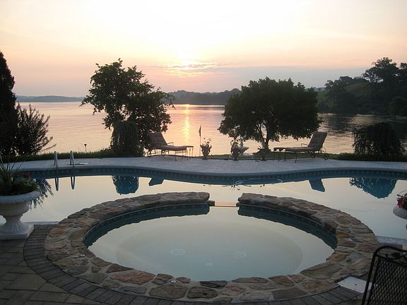 View of Lake from spa and pool