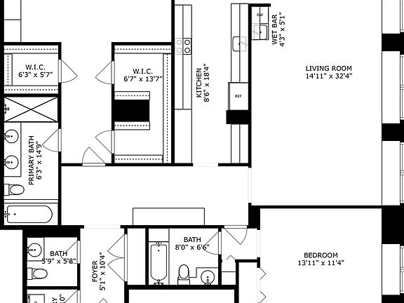 2nd image of 161 E Chicago Ave APT 34B