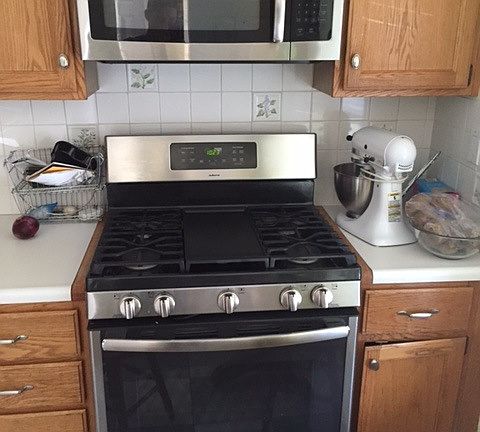 SS Stove and Microwave