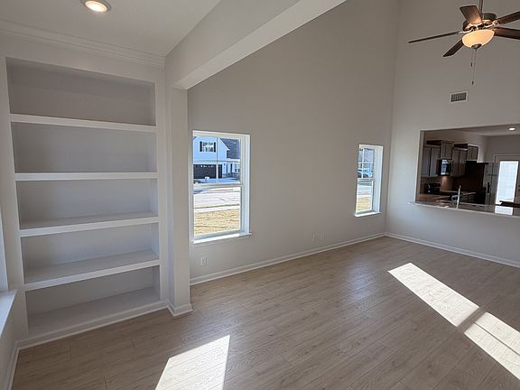 built in entryway shelves