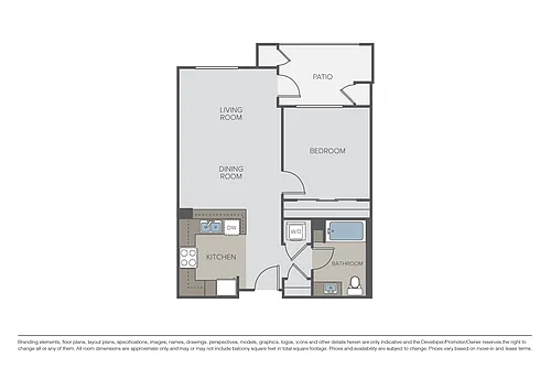 Floor plan The Downtown