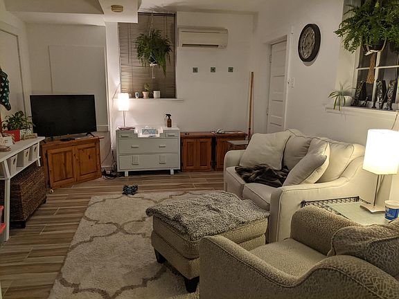 Former renter living area furnishings , see next picture where space is empty