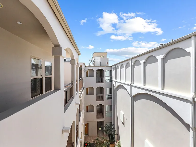 Top Floor View from Courtyard
