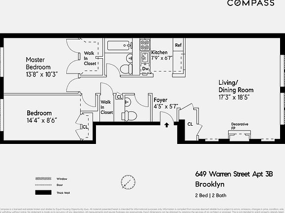 2nd image of 649 Warren St APT 3B