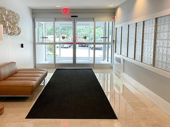 Mailboxes located in lobby.