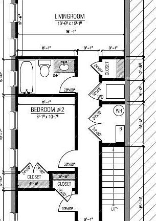 Floor plan for the house.