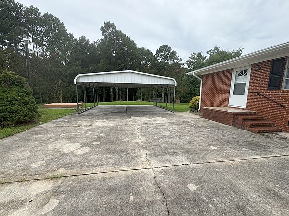 Driveway with carport