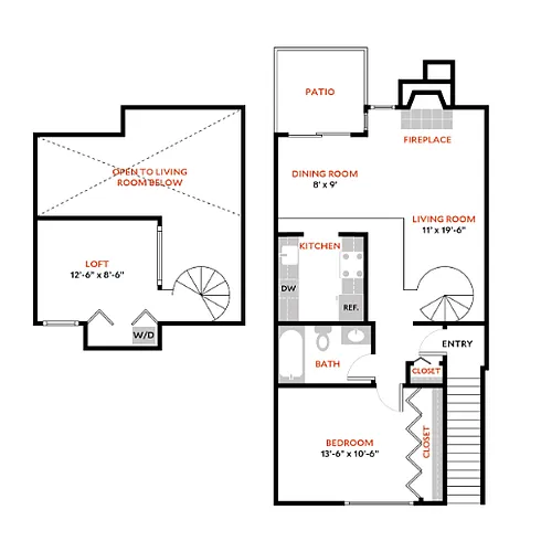 Floor plan 1B
