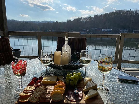 Boat house view