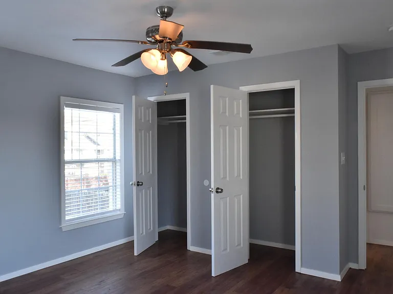 Bedroom with closet view