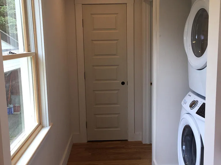 Back hallway and closet