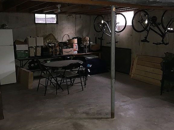 Northeast corner of basement